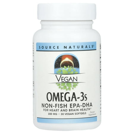 Source Naturals, Inc. Vegan Omega-3 EPA-DHA 30 Softgel