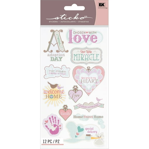 Sticko Classic Stickers-Adopted