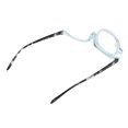 thumbnail image 4 of Single Lens Reading Glasses Magnifying Switchable Lens Eye Makeup Spectacles for Elderly Clear Blue Frame +2.00, 4 of 4