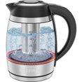 thumbnail image 1 of Chefman 1.8L Electric Kettle w/ Tea Infuser – Stainless Steel, New, 1 of 9