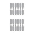 thumbnail image 6 of Raindrops 36 pcs  Toilet Seat Bumpers Universal Buffer Toilet Lid Rubber Bumpers Adhesive Toilet Bumpers For Home Hotel, 6 of 8