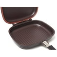 thumbnail image 2 of Happycall Double Grill Pan Korean Original Model JUMBO Size (BROWN), 2 of 2