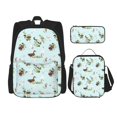 thumbnail image 1 of Balery Duck Animals Farm Mochila escolar 3 en 1 para niños: mochila resistente con lonchera térmica y estuche para lápices. Mochila escolar para niños y niñas., 1 of 7