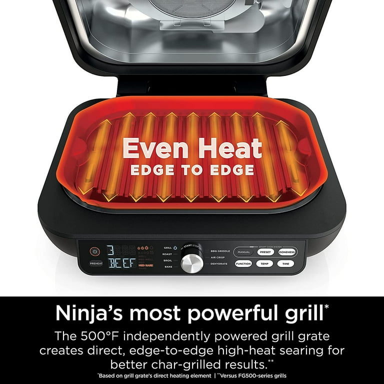 Bring a Ninja Foodi Smart 6-in-1 Grill and Air Fryer indoors this