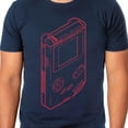 thumbnail image 3 of Nintendo Game Boy T-Shirt Men's Simple Sketch Design Adult Short Sleeve Tee, 3 of 5