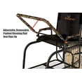 thumbnail image 2 of BIG GAME Hunter HD 1.5 Treestand - Adjustable Shooting Rail, Extra Wide/Deep Platform for Wide Stances, Flex Tek Comfort Seating 18.6' Tall, Black, 2 of 5