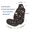 thumbnail image 3 of Wukai Animal Koi Fish Full Set Car Seat Covers with Soft Padding Universal Auto Front Seats Protector and Cushion Mat, 3 of 5