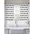 thumbnail image 5 of Black White Polka Dots Sheer Curtains 2 Panels Set Cute Solid Color Pastoral Sheer Window Curtains Light Filtering Rod Pocket Voile Drapes for Bedroom Living Room 52"x45", 5 of 8