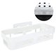 thumbnail image 4 of Estante de almacenamiento para baño sin perforaciones, estante de almacenamiento de artículos diversos de cocina montado en la pared de plástico, 4 of 8
