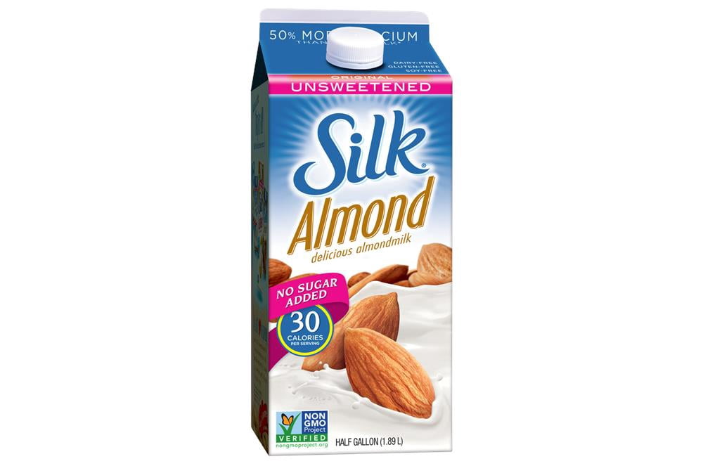 (2 pack) Silk Almond Milk, Unsweetened Original, 32 oz Aseptic Box