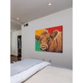 thumbnail image 4 of Marmont Hill "Country Cow II" Painting Print on Wrapped Canvas, 4 of 5