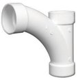 thumbnail image 1 of PVC005010800HA 2 in. 140 Degree Long Turn Tee, 1 of 1