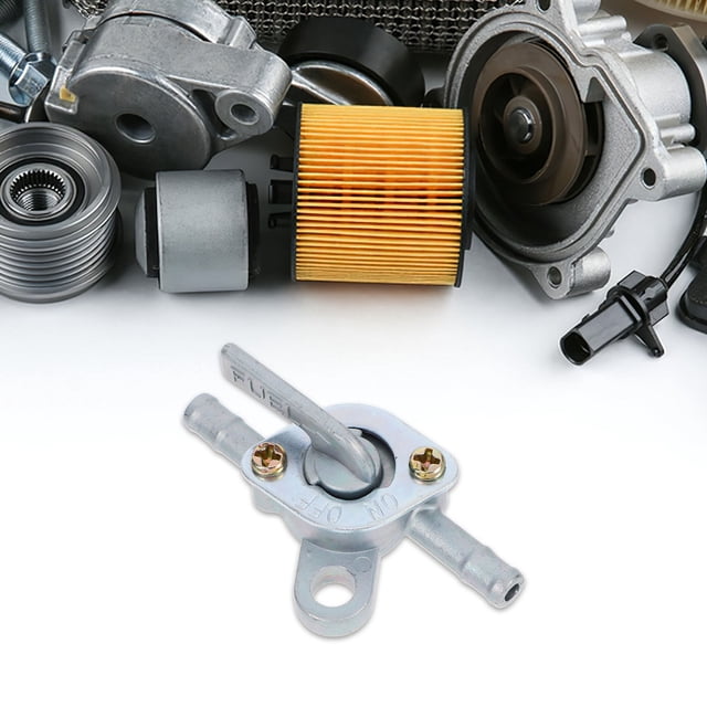 unbranded Válvula De Inline Para Motocicleta Resistente A Fabricada En Aluminio Color Plata