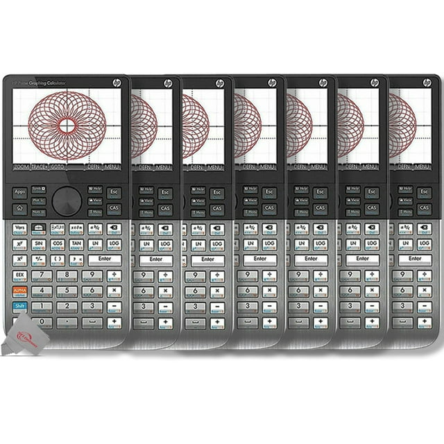 HP Prime Calculatrice Graphique Portative Noire - 2AP18AA#ABA - 7 Unités