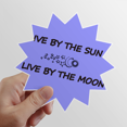 thumbnail image 1 of Vivir por el sol / luna Calcomanías solares de vinilo, 1 of 3