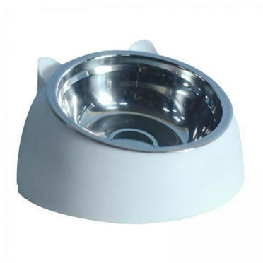 Bothyi 4x Cat And Dog Bowl Raised Non Slip Container Food Feeder Neck Tilted Elevated Feeding Dish Pet Feeder Pets Bowls for Small to Large Pets