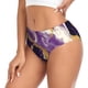thumbnail image 2 of Fotbe Purple Gold Marble Swirls Calzones Estampados para Mujer – Ropa Interior de Algodón, Cómoda, Suave y Elástica-Small, 2 of 6