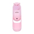 thumbnail image 5 of Ventilador de mano, portátil, plegable, mini dispositivo de refrigeración con linterna de emergencia, color rosa, 5 of 5