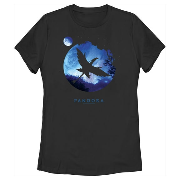 Women's Avatar Great Leonopteryx Pandora Planet Graphic Tee Black Small