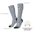 thumbnail image 4 of Fotbe Poodle Dog Calcetas Divertidas Estampadas para Hombre y Mujer, Calcetas de Algodón hasta la Rodilla para Caminar, Correr, Enfermería y Embarazo, 4 of 6