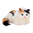 thumbnail image 1 of Juguete de peluche de gato decorativo para acurrucarse y cómodo para decorar el hogar. multicolor, 1 of 9
