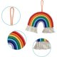 thumbnail image 1 of Decoración de vivero de arco iris tejida a mano, colgante de pared de arco iris tejido, decoración colgante de pared de arco iris, decoración de pared de arco iris de macramé para dormitorio ShuxiuWang 9024735604686, 1 of 1