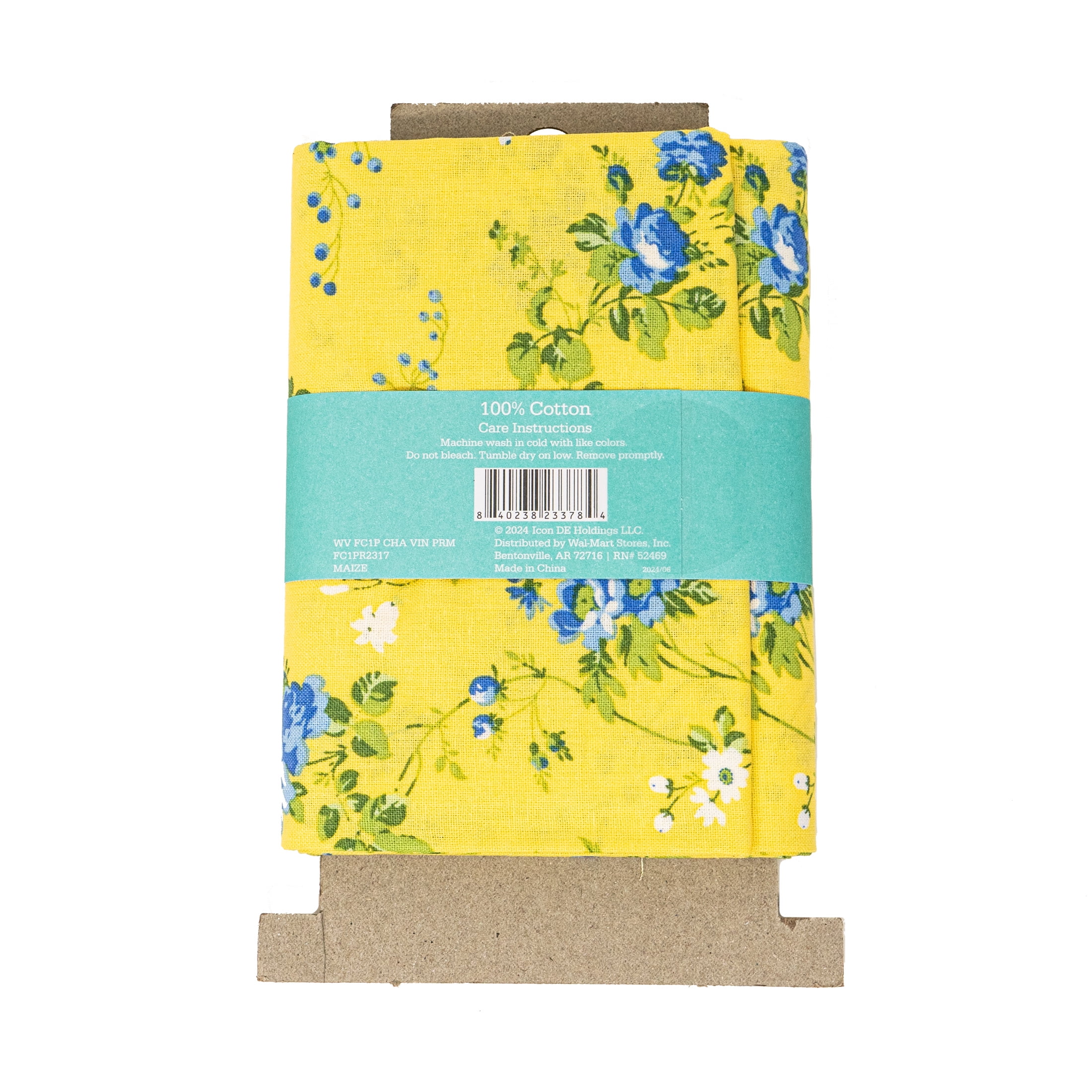 Waverly Inspirations 1 Yard Cut 100% Cotton Prints Fabric, Vine Mze, 44" Wide for Quilting & Sewing