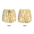 thumbnail image 3 of Pofeuu Summer Animals Print Women's Athletic Shorts Running Workout Shorts Tummy Control Quick Dry Gym Shorts with Pockets Double layer sports shorts-X-Large, 3 of 7