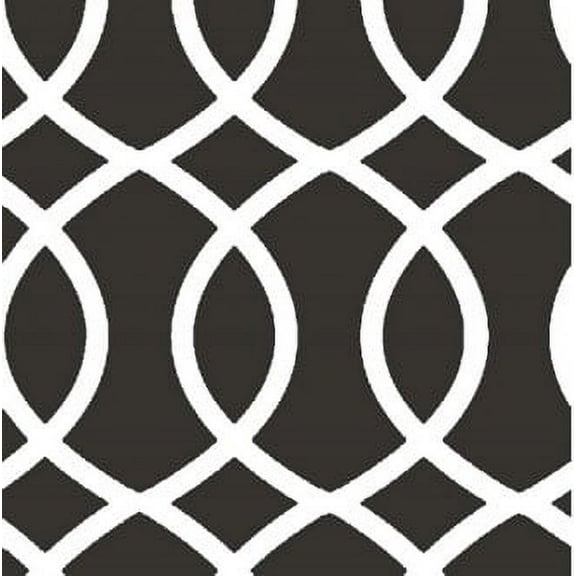Waverly Inspirations 100% Cotton 18" x 21" Loopy Onyx Color Pre-cut Fat Quarter, 1 Each