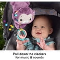 thumbnail image 4 of Cochecito Fisher-Price Sing & Go Purple Monkey para recién nacidos, 4 of 6