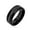 Black-A, variant on Mens Two Tone Titanium Wedding Band Ring with 14K Gold Plated Center Stripe for Men