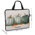 Facannap Thanksgiving Three Pumpkins Laptop Sleeve Carrying Bag Diving