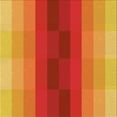 thumbnail image 1 of Ahgly Company Machine Washable Indoor Square Transitional Neon Red Area Rugs, 6' Square, 1 of 7