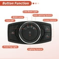 thumbnail image 4 of Interruptor de faros Unique Bargains para Ford Expedition 2018-2021, interruptor de atenuación de faros para Ford Fusion 2013-2020, No. OE DG9Z11654BA/HLS1583/1S13830 para Ford Mustang 2015-2023, 4 of 7