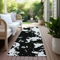 thumbnail image 6 of Addison Rugs Chantille Indoor/Outdoor Transitional Modern Black Washable Runner Rug, 2'3" x 7'6", 6 of 6
