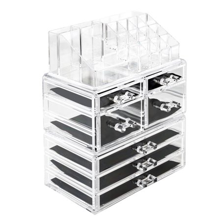 Salonmore New Acrylic Makeup Cosmetic Case 7 Drawer Organizer