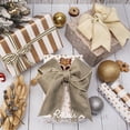 thumbnail image 3 of Papel de regalo Ribbli, 3 rollos, 43 x 305 cm, color dorado mate, 3 of 5