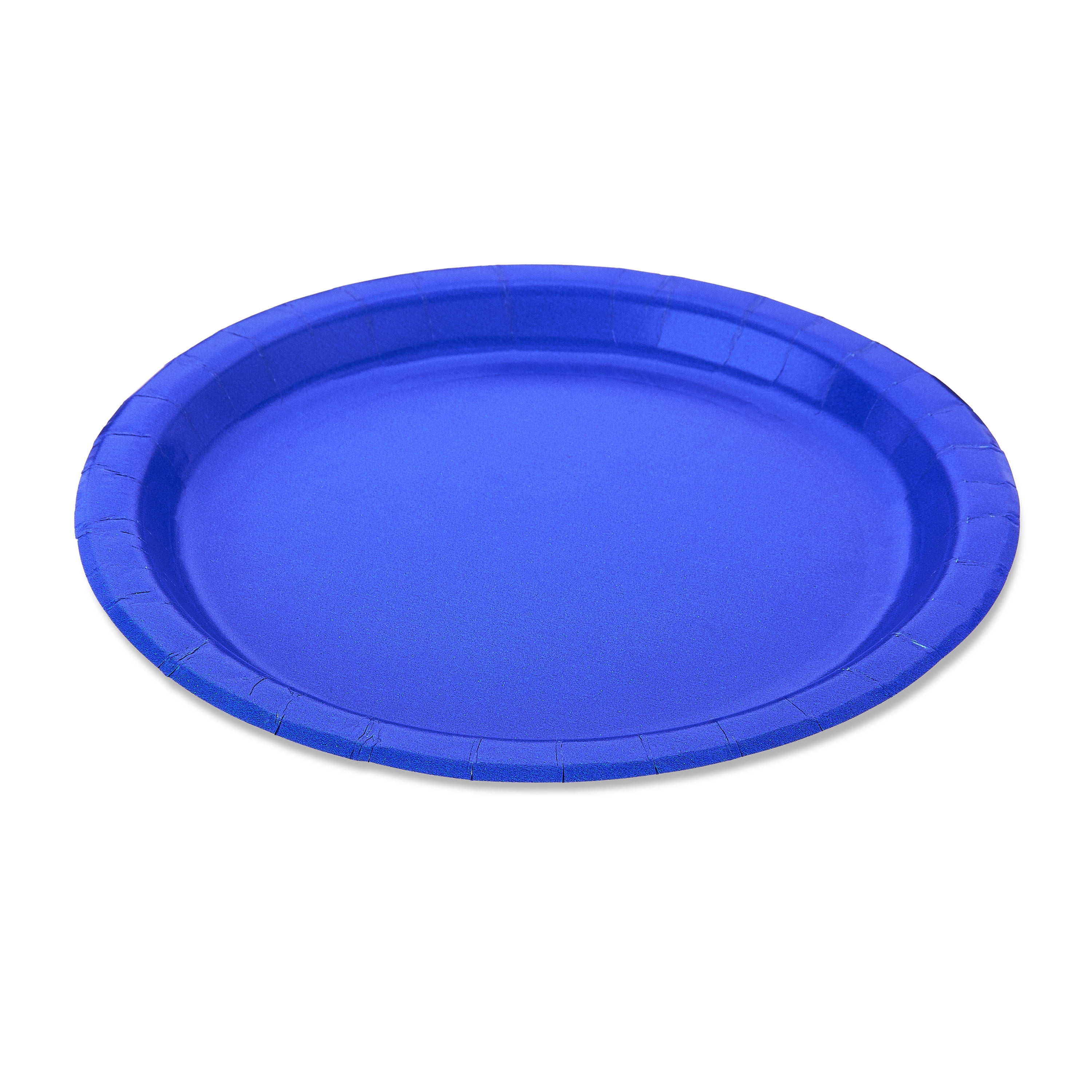 Disposable Paper Plates, 9", Blue, 55 Pieces, by Way To Celebrate