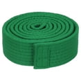 thumbnail image 1 of Unique Bargains 1.5'x5.2Ft 1.6m Polyester Taekwondo Colored Ranking Belt, Green, 1 of 5