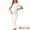 White, variant on DARING DIVA Women's Bodycon Midi Side Ruched Ribbed Maternity Dress S Black