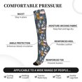 thumbnail image 4 of Picia Llama and Cactus Printed Sports Compression Socks - 15-20mmHg Graduated Compression, High-Performance Soft and Breathable Socks for Men and Women, 4 of 5