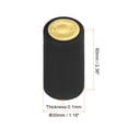 thumbnail image 2 of Uxcell 100 Pack Heat Shrink Wine Bottle Caps, 1.26" Wine Shrink Wrap Sleeves Cap, Black, 2 of 6