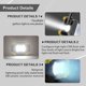 thumbnail image 3 of 2 Pack COB Battery LED Flood Lights for Emergency, Camping, Garage, Fishing, Construction Sites, 3 of 5