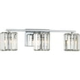 thumbnail image 3 of Quoizel Platinum Collection Divine 3-Light 22.75" Bathroom Vanity Light in Polished Chrome, 3 of 4