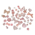 thumbnail image 1 of acrílicas transparentes, lazo redondo de , mariposa, Color , sueltas a granel para accesorios para el cabello, , Rosado Gloria Abalorios Acrílicos Surtidos, 1 of 7