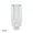White, variant on BE-TOOL Manual Liquid Soap Dispenser 350ML for Hand Soap Hand Sanitizer Bottle Wall Mounted Household Bathroom Use