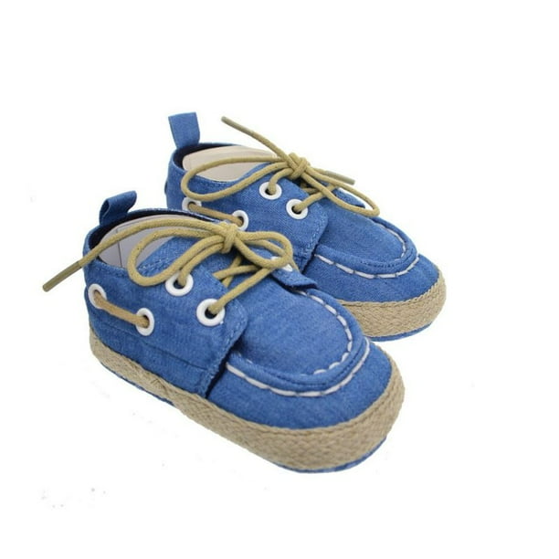 Fashion Baby Shoes Soft Lace up Canvas Shoes Newborn Boys