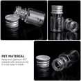 thumbnail image 2 of FRCOLOR 10 pcs  5cm Sample Bottles with Screw Cap Clear Vials Jars Bottles Vials Small Tiny Jars For Refillable Essential Oil Jewelry, 2 of 8