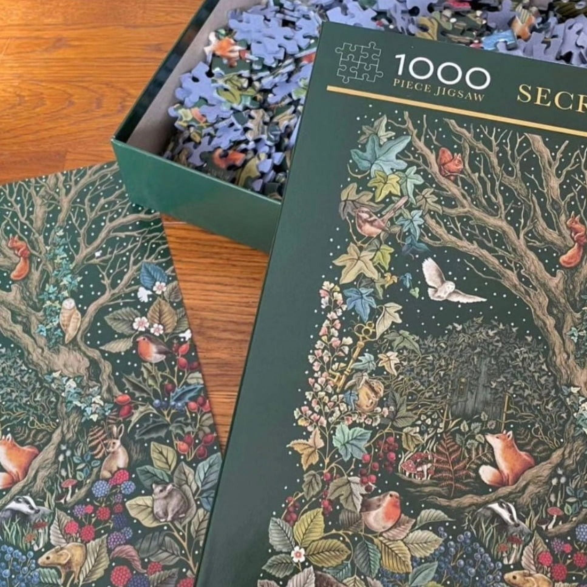 Gibsons Games Art File Secret Garden 1000 Piece Jigsaw Puzzle, 27" x 19"