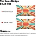 thumbnail image 2 of Boho Sun Lumbar Pillow Covers 12x20 Set of 2 Retro 70s Colored Bohemian Colorful Abstract Art Print Decorative Long Throw Pillows Outdoor PillowCase Farmhouse Cushion Case Decor for Couch Sofa Bed, 2 of 6